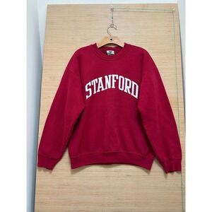 WideWorld Sportswear Stanford University Crewneck Sweatshirt Red Mens Medium